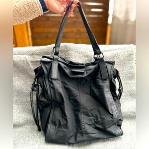 Burberry nylon large shoulder bag